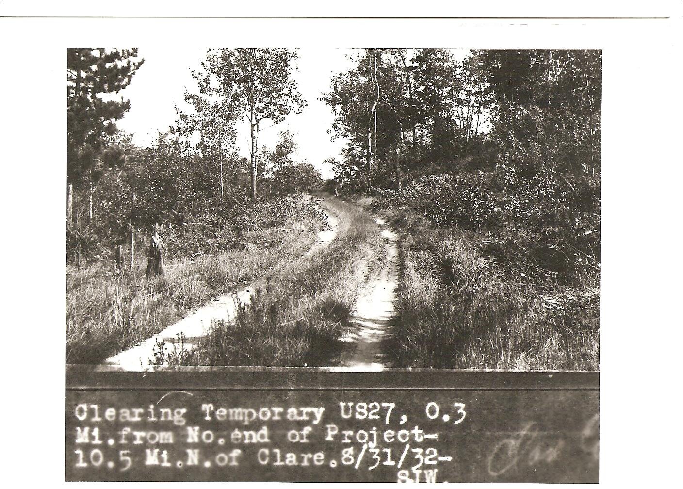 Clare Co. US 27 Project - State Archive Picture
